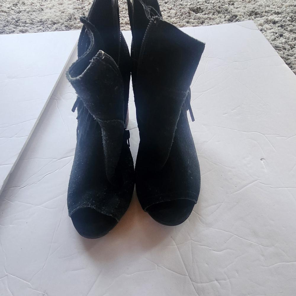 Abound Black Ankle Booties Sleek Design